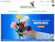 Tablet Screenshot of napkinrose.com